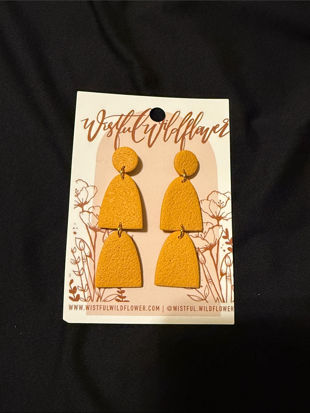 Wildflowers Silver Tiny Stud Earrings